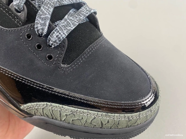 Retro CK9246-168 Jordan Air 3 Black Cat 1024